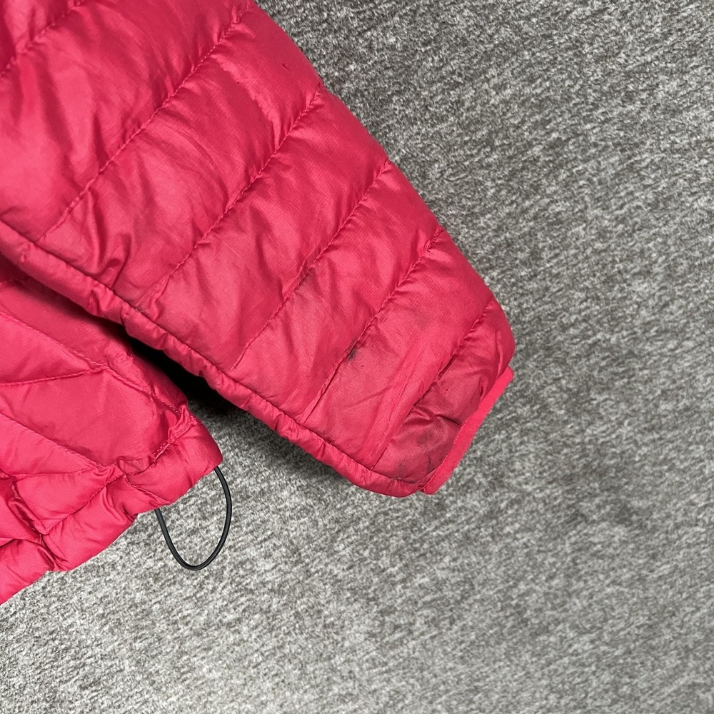 Patagonia Down Sweater Puffer Jacket Womens Medium Pink Quilted Full Zip Warm - Picture 8 of 9